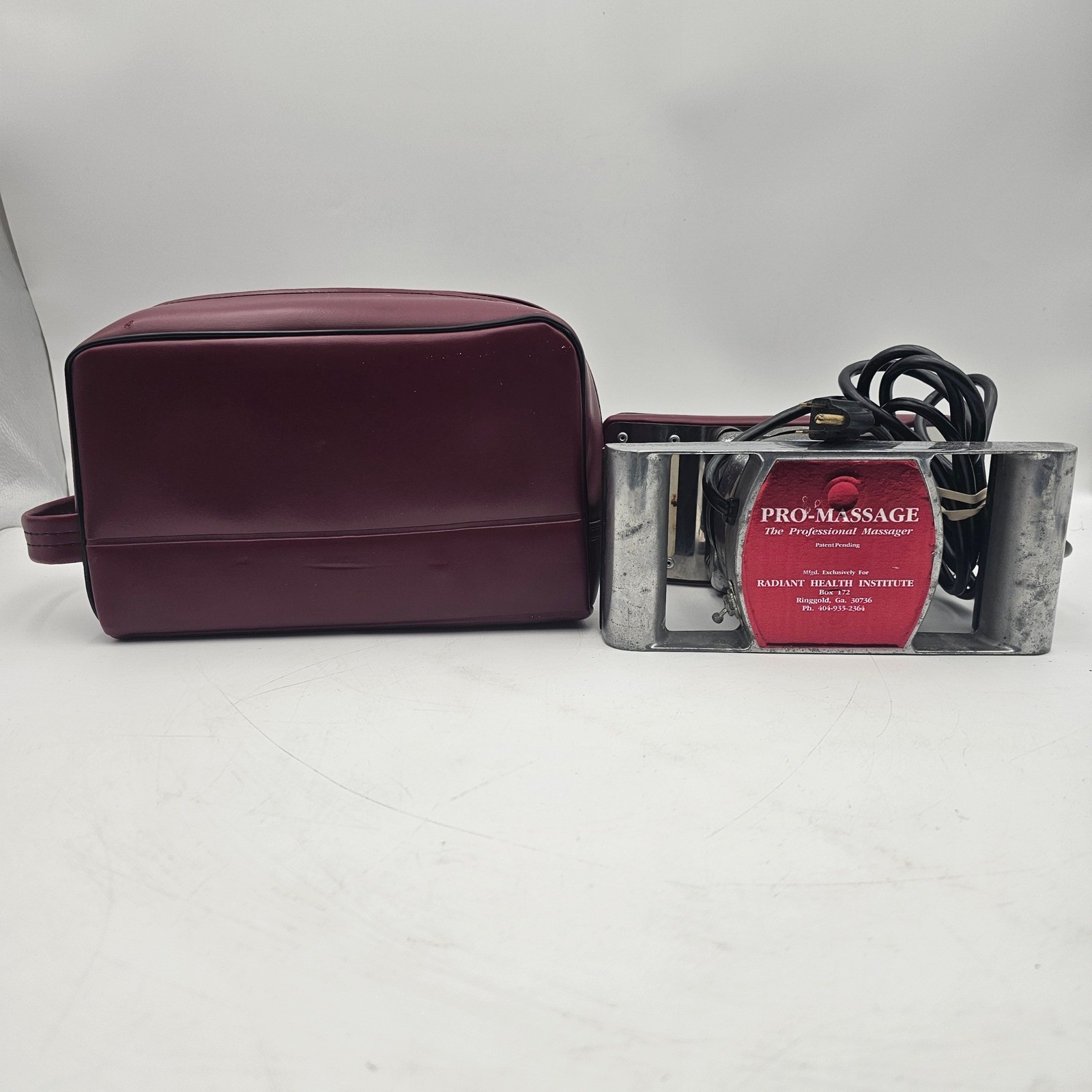 Jeanie Rub Pro-Massage Professional Massager M67-520B w/ carrying case Tested