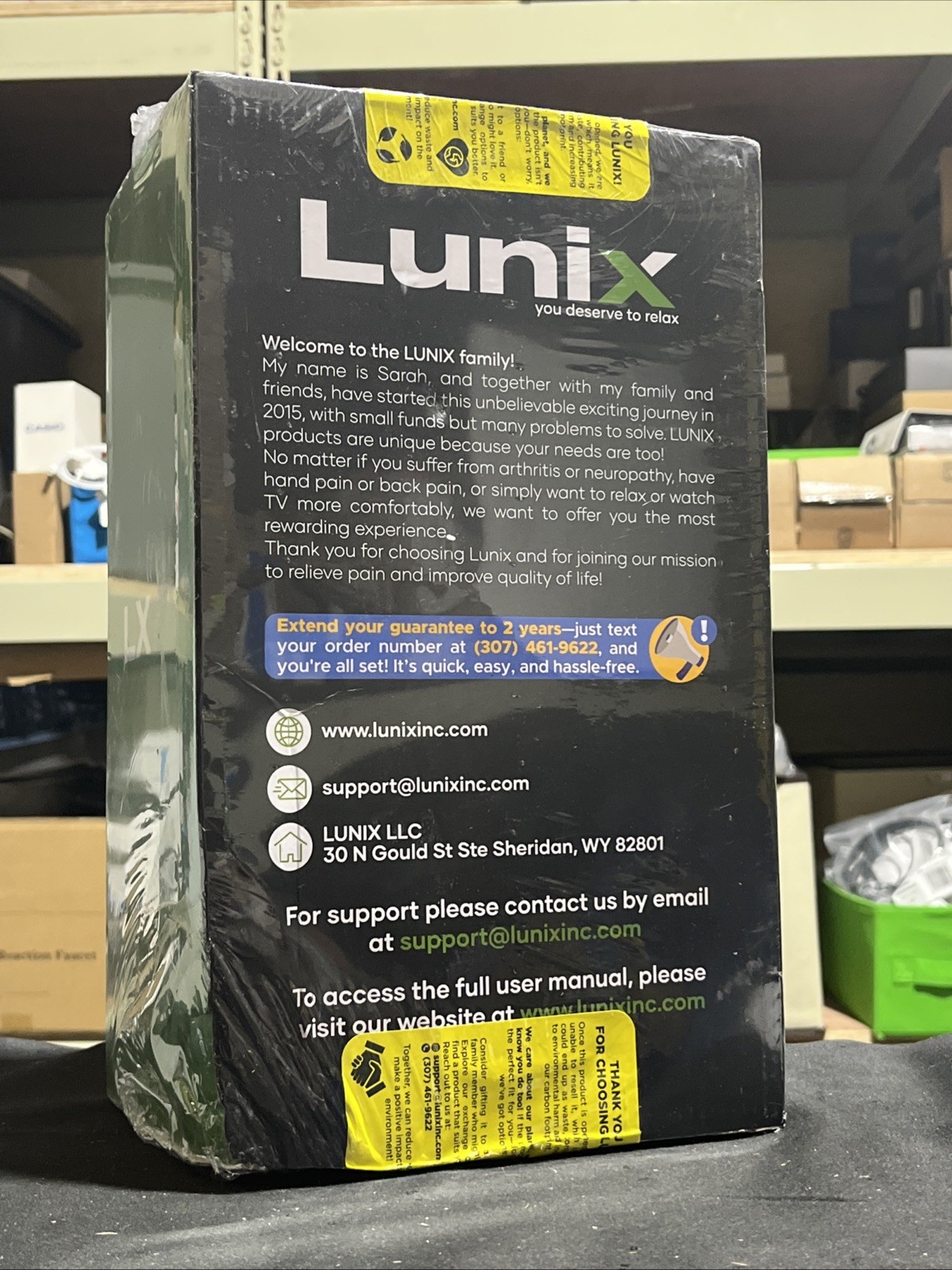 LUNIX LX7 TOUCHSCREEN ELECTRIC HAND MASSAGER WITH COMPRESSION PRESSURE POINT