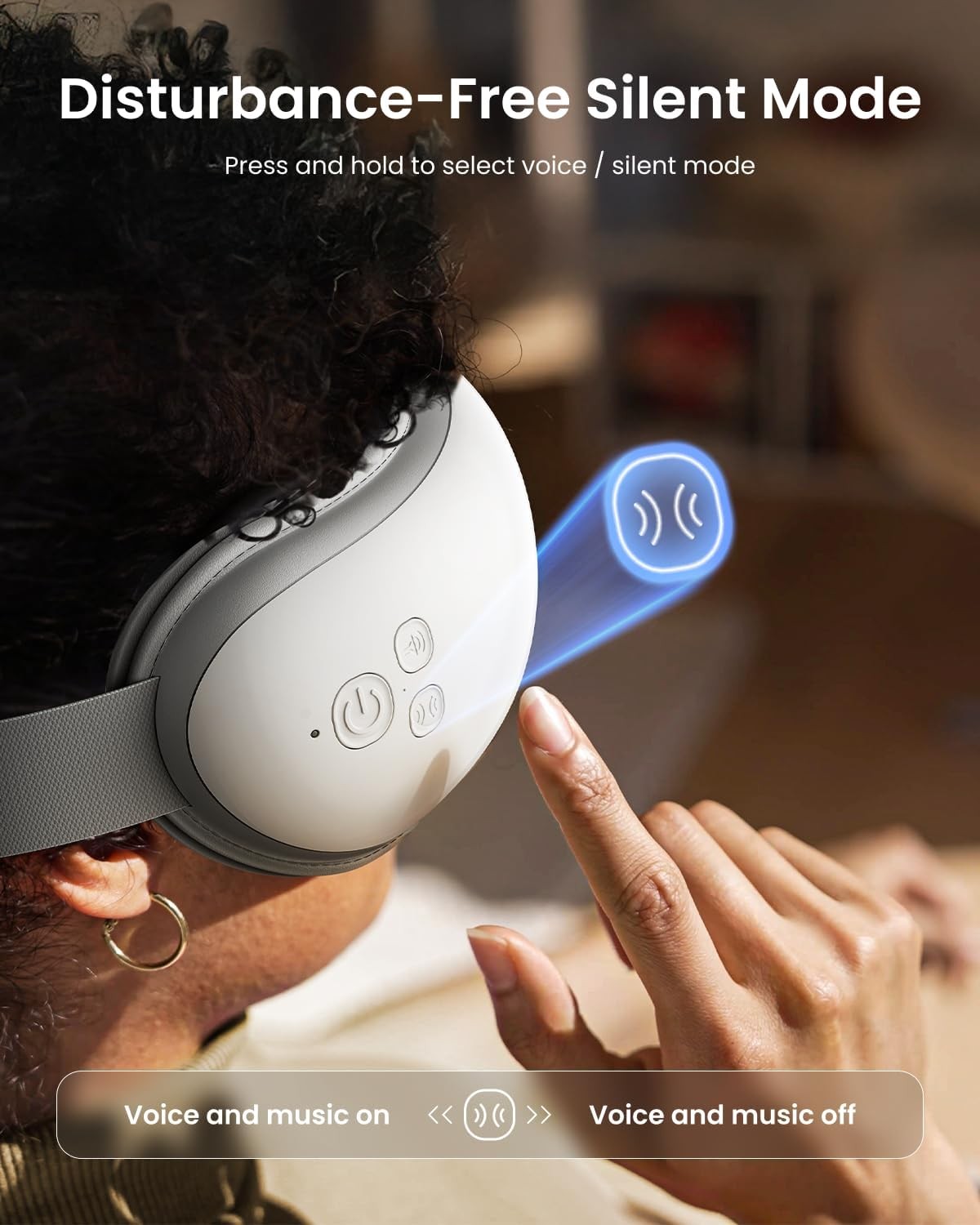 Eye Massager with Heat – Perfect Father’s Day Gift for Migraine Relief