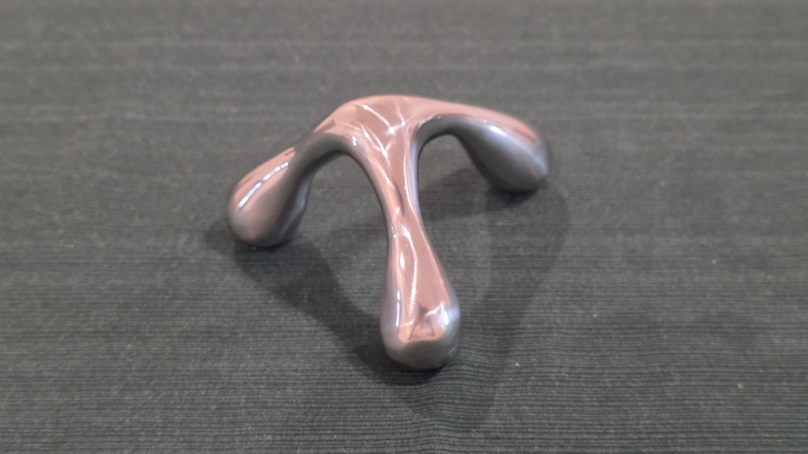 Vintage Brookstone 3-Node Manual Body Massager in Chrome