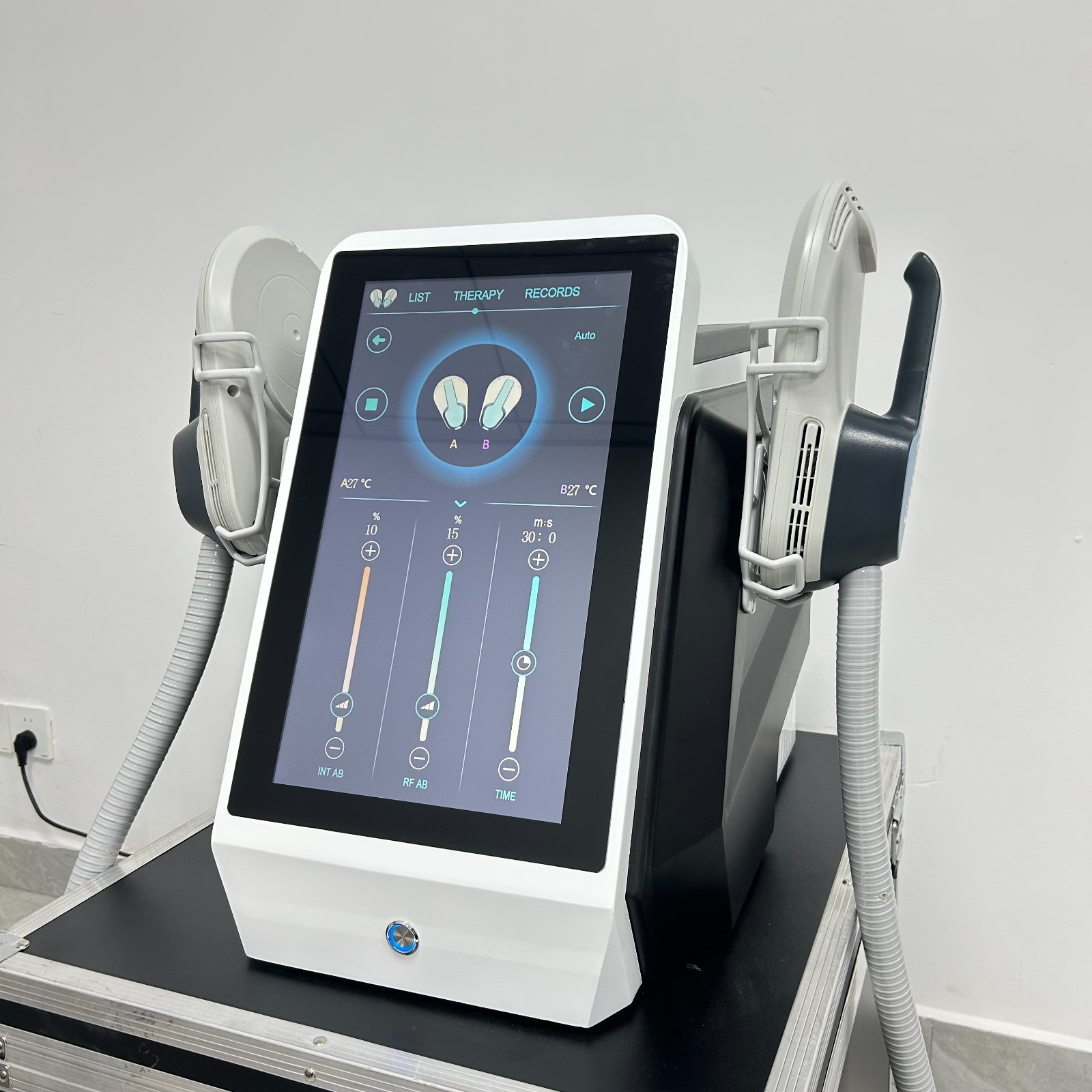 Mecavie Portable EMS HIEMT RF Body Contouring Muscle Toning Slimming Machine