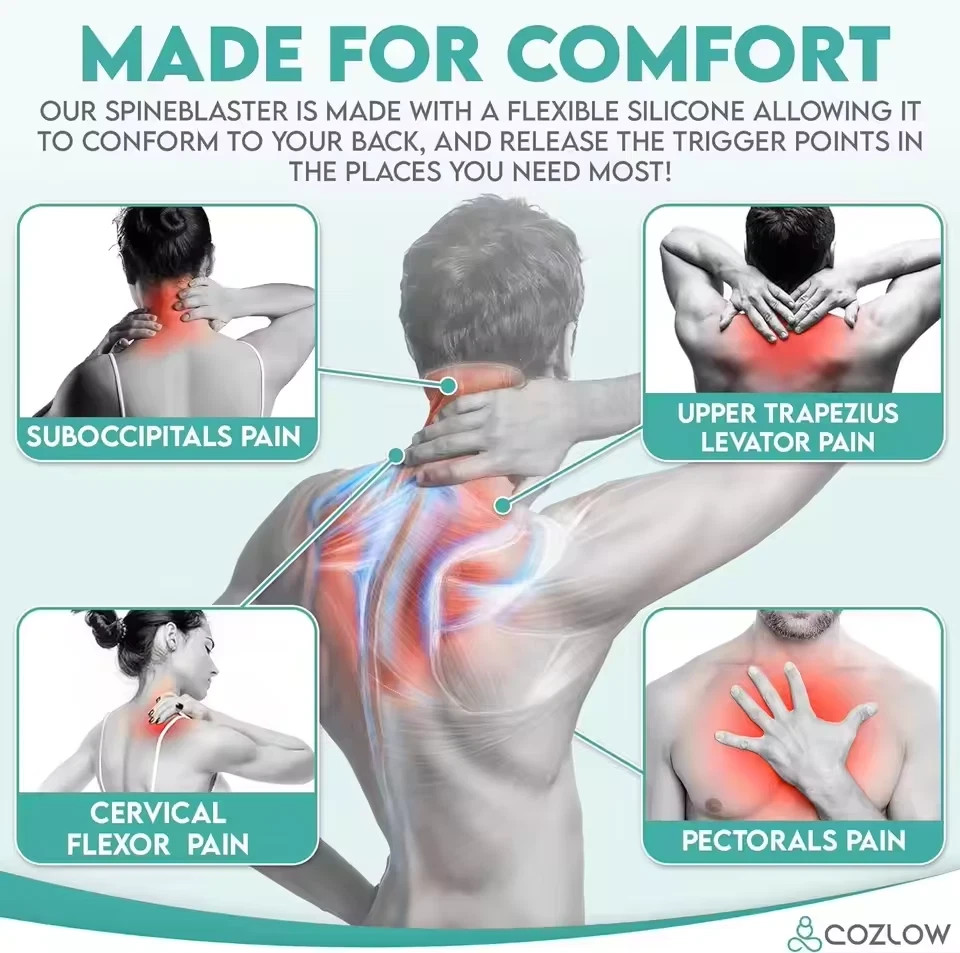 Trapezius Trigger Point Massager Neck Shoulder Pain Relief Myofascial Release To