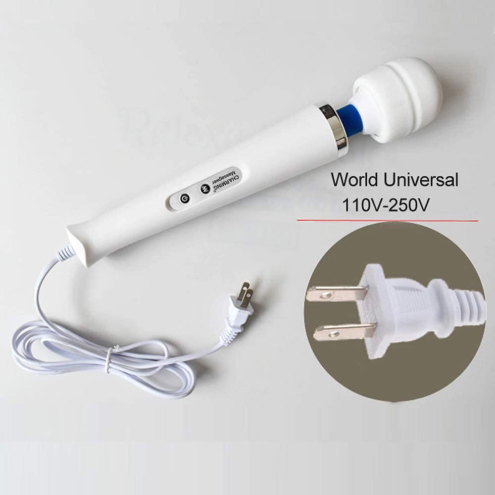 10 Speeds Wired Powerful Handheld Back Massager with Strong Vibration, Person…