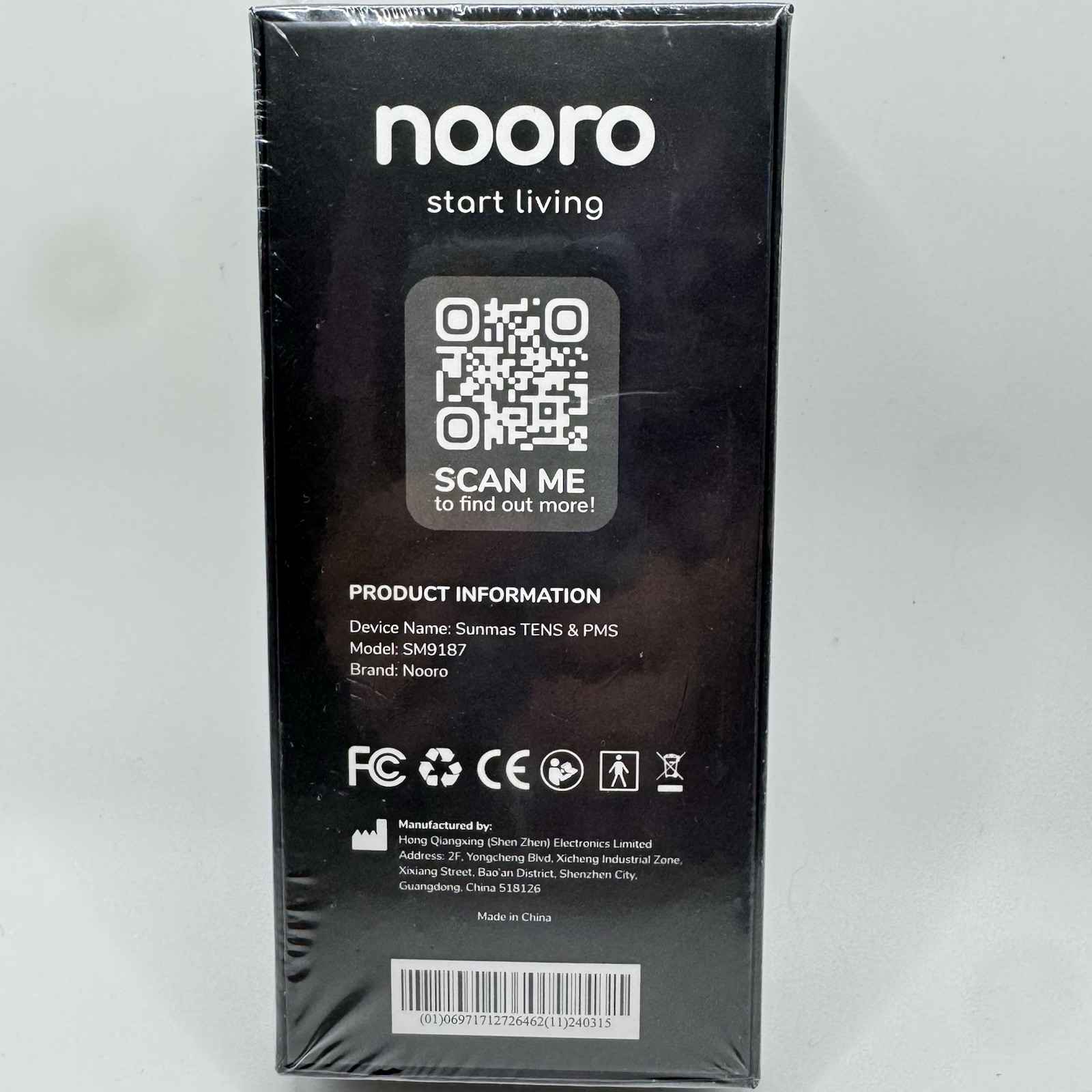 Nooro Sunmas TENS EMS Muscle Stimulator SM9187 Pain Relief Massager Sealed New
