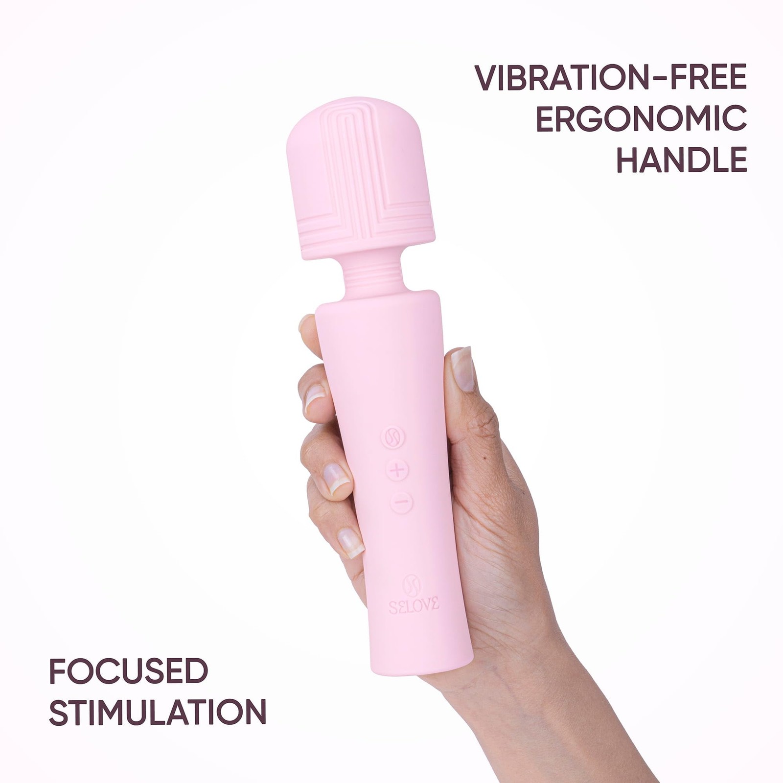 SELOVE – Powerful Wand Vibrator with Deep Rumbly Vibes, Flexible Neck