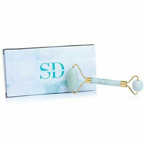Premium Quality 100% Natural Jade Roller – Facial Beauty Massage Tool, Eye Bags