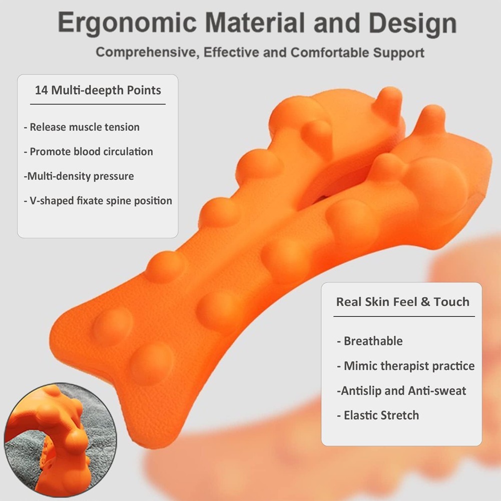 Cervipoint Trigger-Point Massager, Ergonomic for Muscle Relaxation, Helps7173