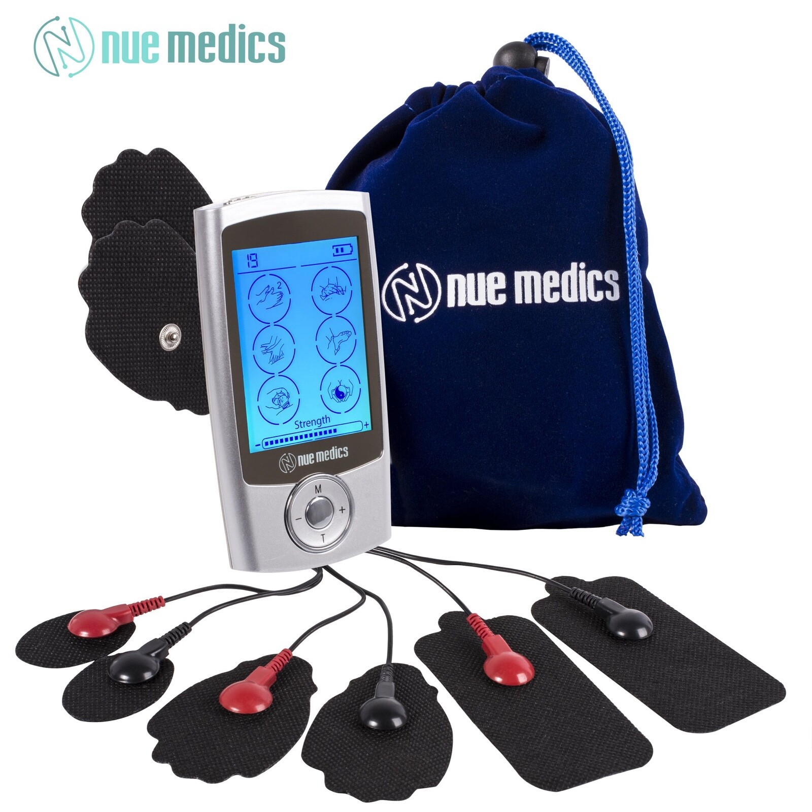 Tens Ems Muscle Stimulator Full Body Electro Therapy Pain Reliever Machine Combo