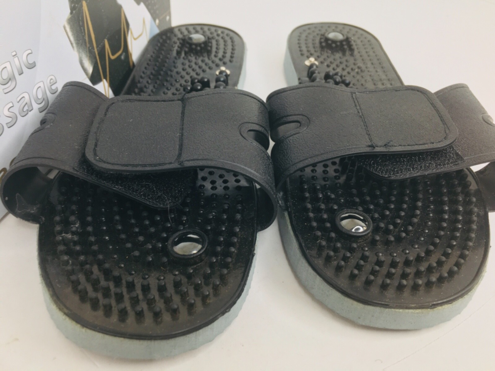 Therapulse Magic Massage Womens Massage Slippers SZ M-L NEW IN BOX