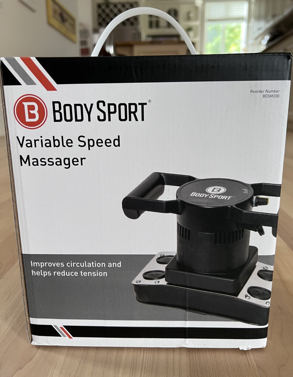 Body Sport BDSM200 Black Variable Speed Professional Vibrating Massager