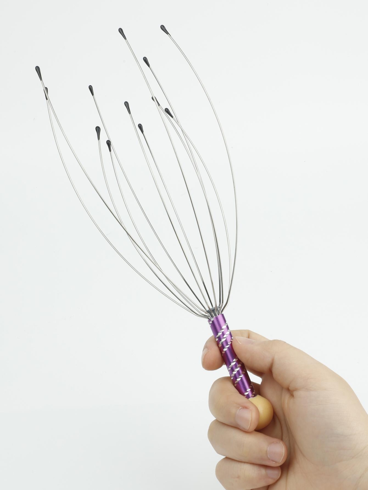 1PCS Head Massager Scratcher Neck Massage Scalp Relax Calm Stress Relief Octopus