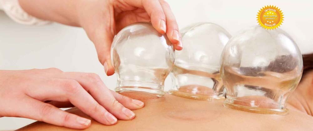 3-24 pcs USSR Glass Fire Cupping Cups Vintage Jars Health Medical Massage