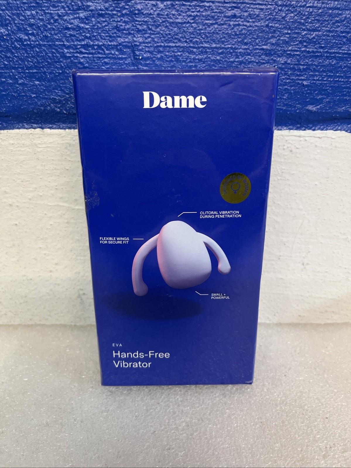 Dame Eva Personal Hands-Free Waterproof Rechargeable Massager New Sealed