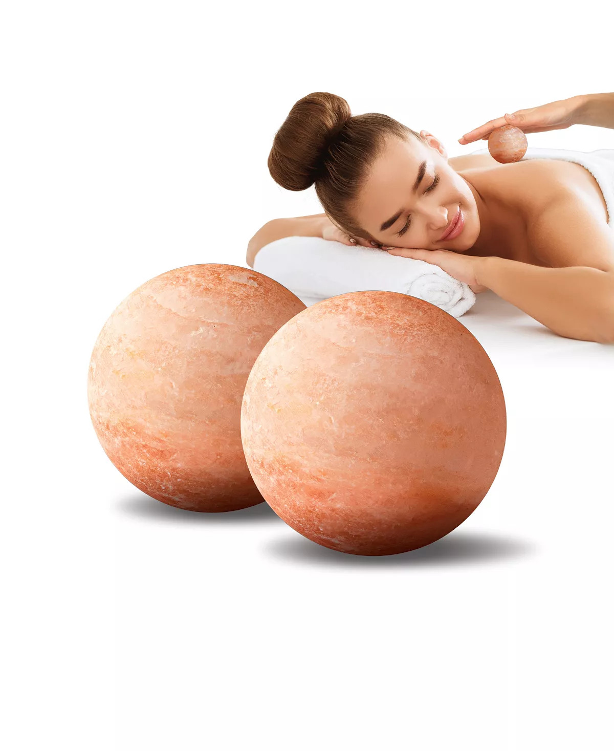 Lomi Rejuvenation 3 in 1 Kit Hot+Cold Therapy Himalayan Salt Pad + Massage Balls