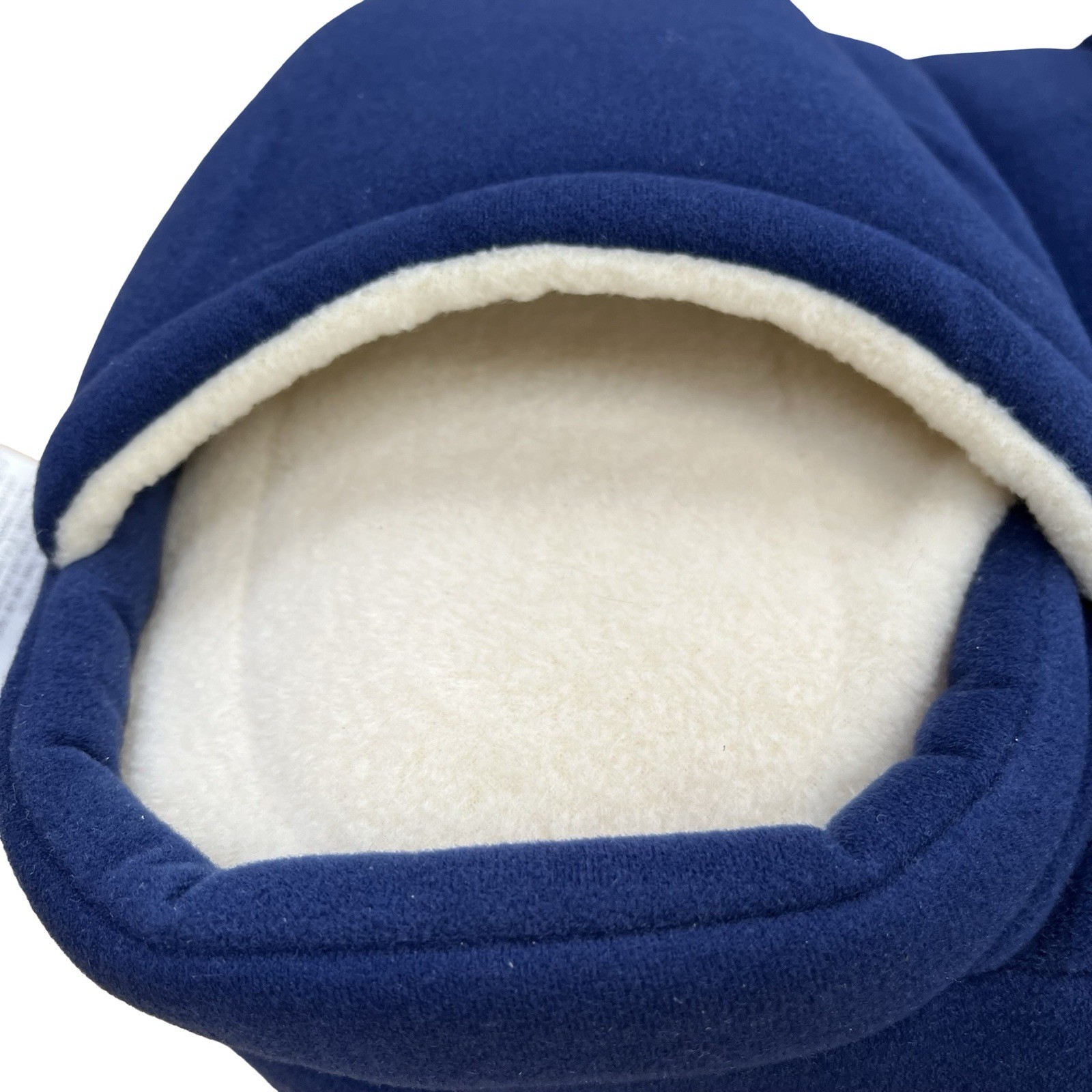 Dr Scholls Electric Foot Massager Heat Blue Slipper Soft Fabric DR2162 Tested