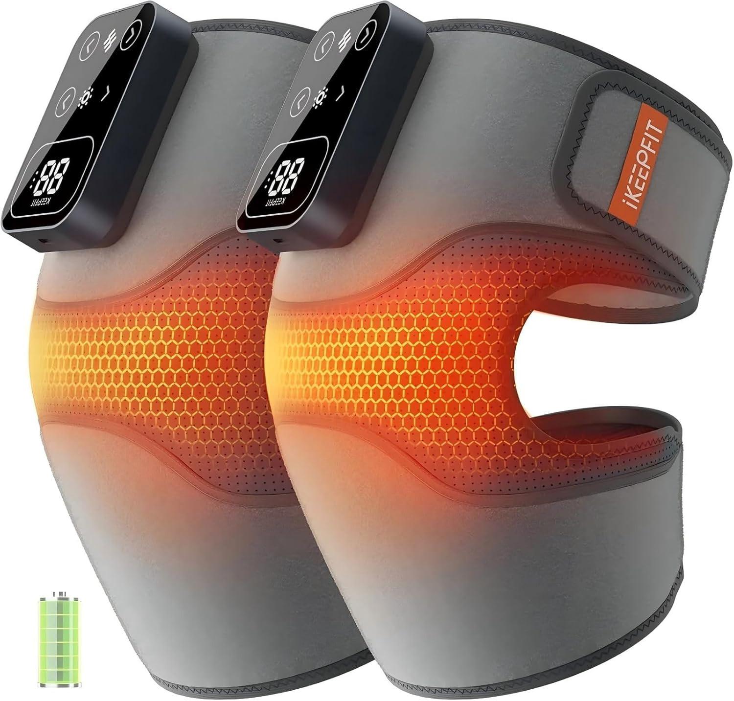 Cordless Knee Massager with Heat Vibration for Pain Relief, Maxwarm 4.0[2026 Upg