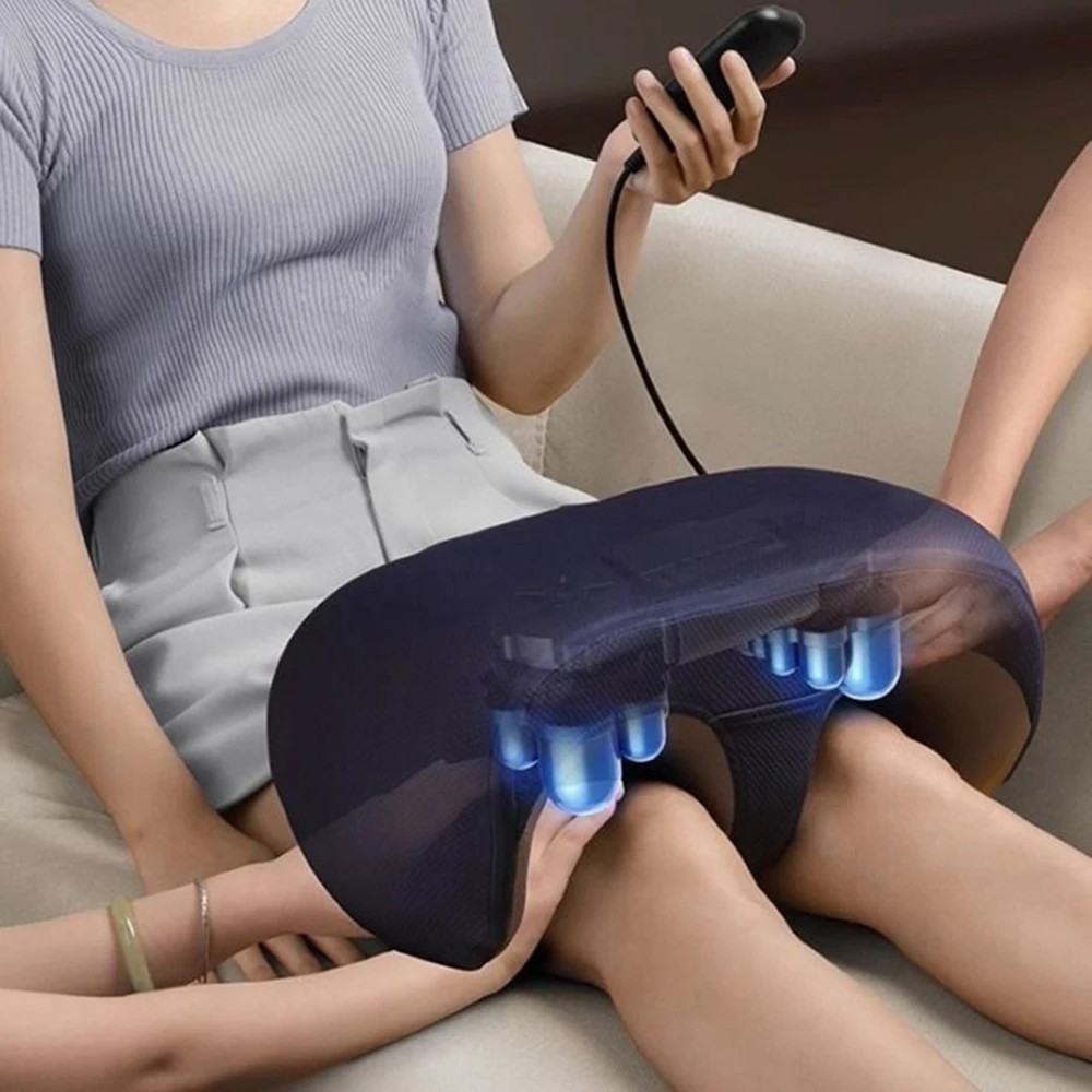 Electric Foot Massager Hot Compress Shiatsu Kneading Calf Leg Roller