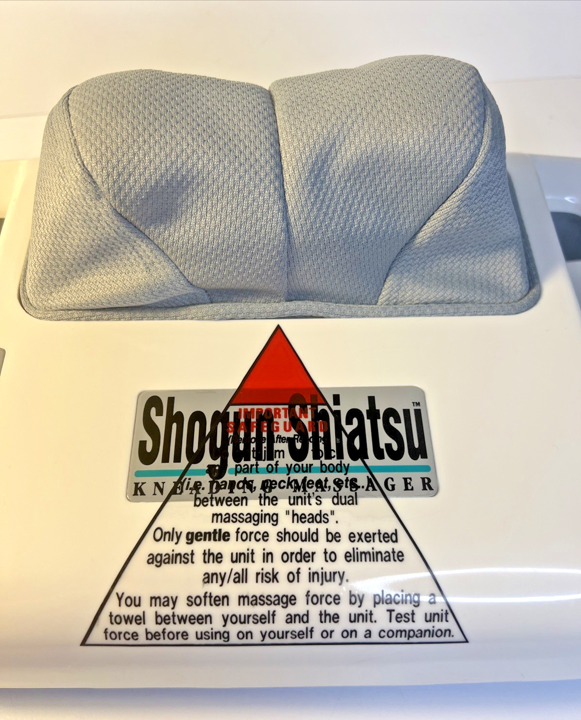 Homedics Shogun Shiatsu Kneading Neck Head Massager Model SM-444 W/Box Works