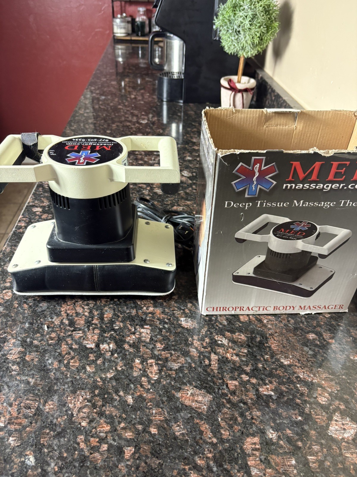 MED Massager – All Body Deep Tissue Therapy Chiropractic 8 x 9 x 4″