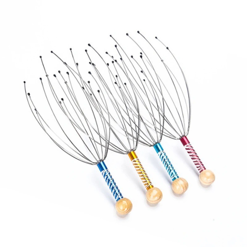 Octopus Head Massager Scratching Scalp Relaxation Relief Body Massager Scratcher
