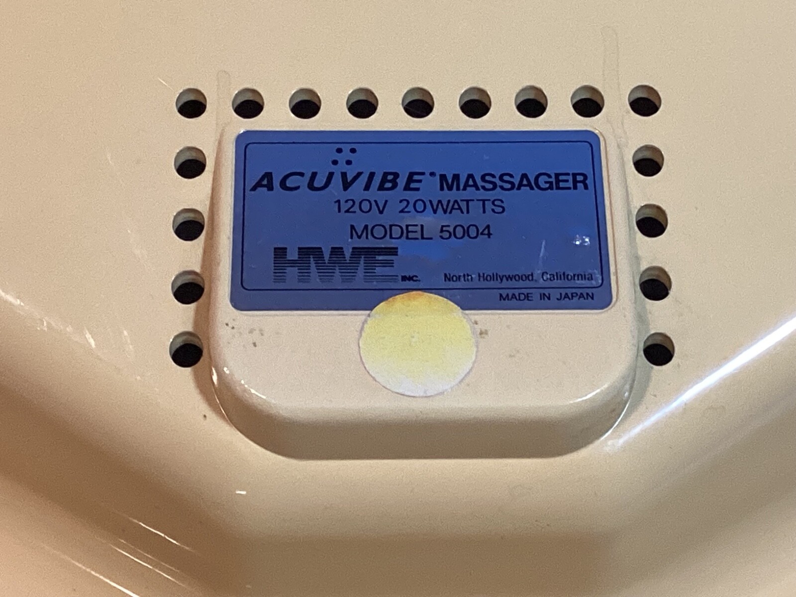 Acuvibe Foot Massager Model 5004 Tested Works Good