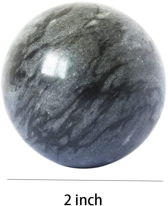 Yepmlrt Dark Gray Baoding Ball, Chinese Health Sports Massage Ball, Used for …