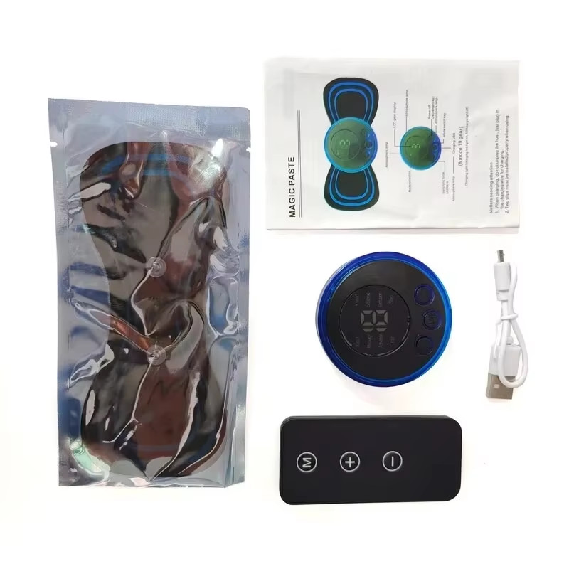 Muscle Electric Massager 2/3/4 Pcs EMS Neck Massage Machine 8 Modes 19 Levels