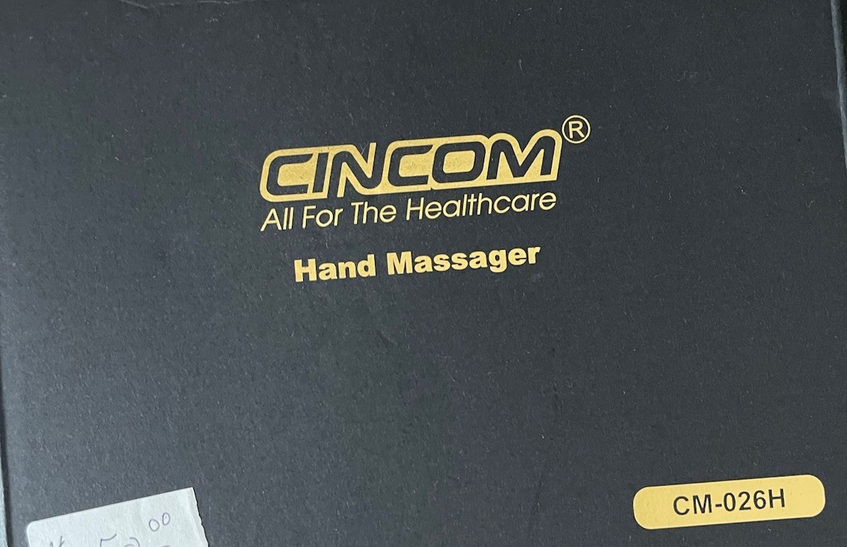 Hand Massager with Heat CM-026H Handheld cincom RechargeableCordless