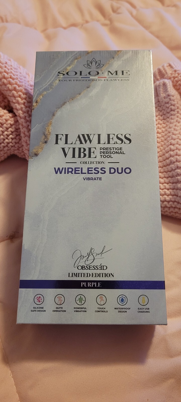 Solo-Me – Flawless Vibe Wireless Duo – Blue- New in box