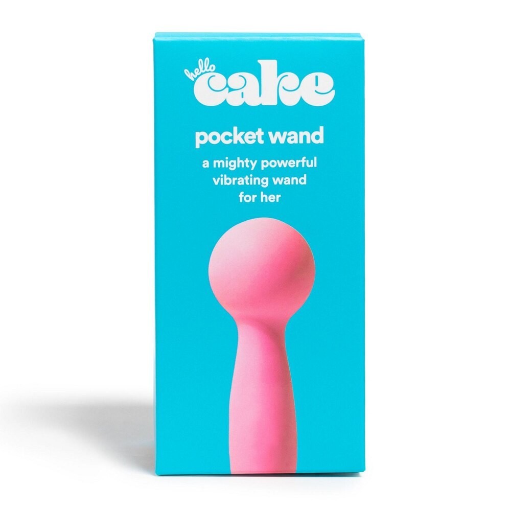 HELLO CAKE POCKET WAND MIGHTY POWERFUL VIBRATING WAND FOR HER New