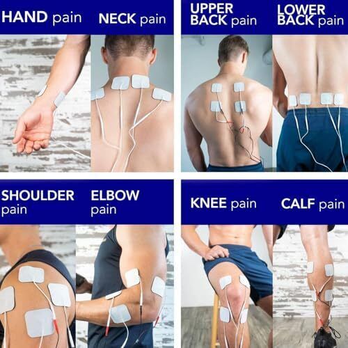 TENS Unit Replacement Pads – Compatible with AUVON and TENS 7000 Unit –