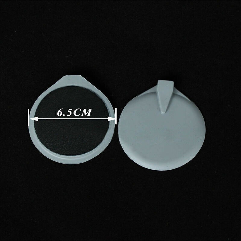 6.5 cm Round Rubber Reusable Replacement Electrode Pads For Microcurrent Unit