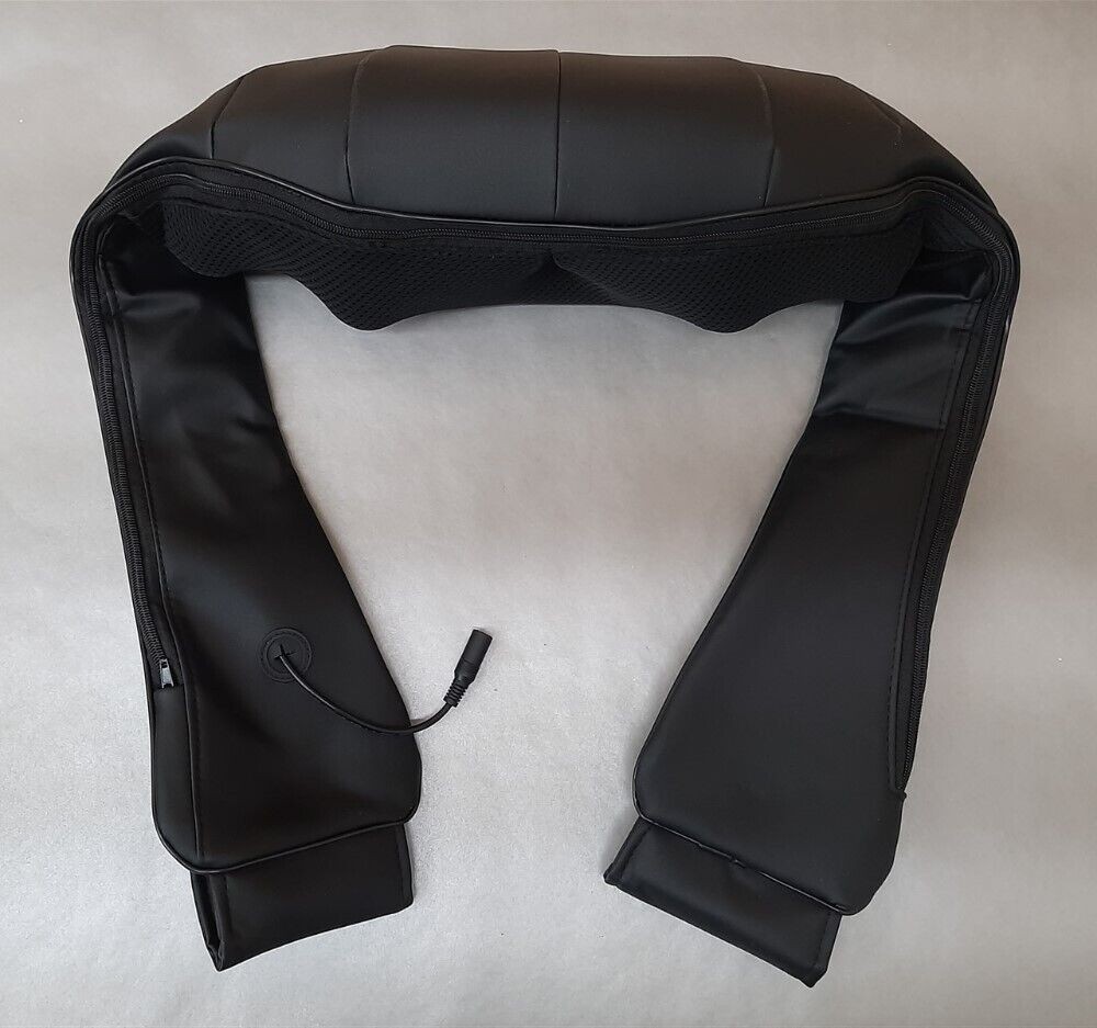 TEBO Shiatsu Neck & Shoulder Massager 4 Kneading Heads 9 Body Areas With Heat