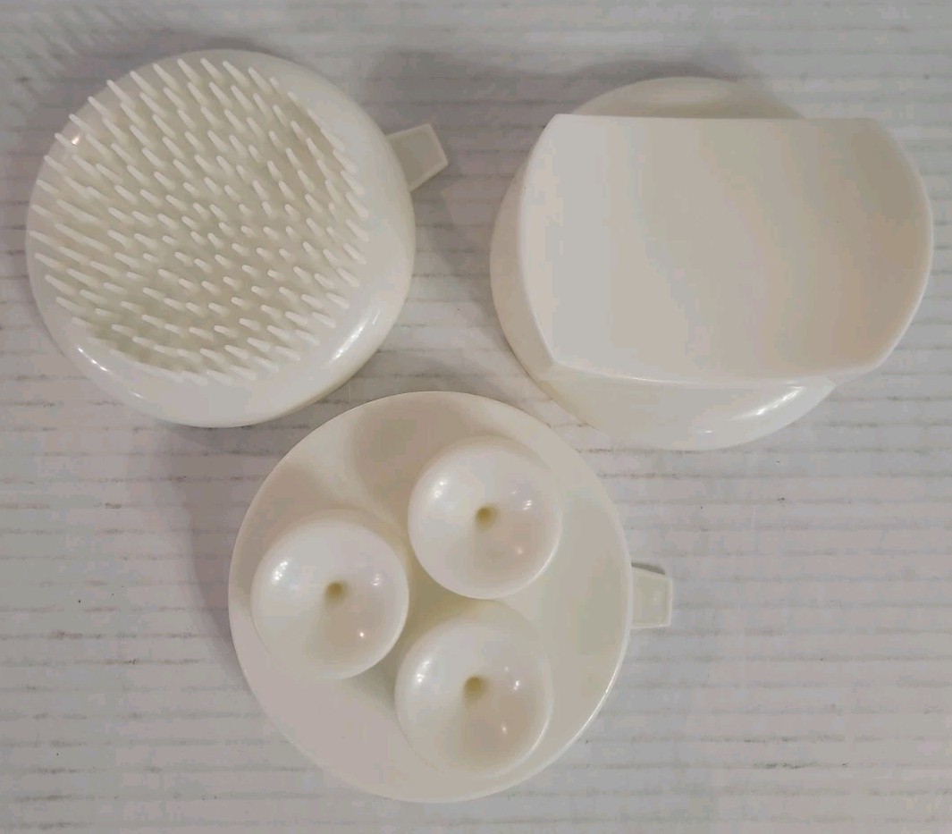 Deep Heat Massager Pollenex 3D Orbital With 3 Attachments OM55A4 Tested Works