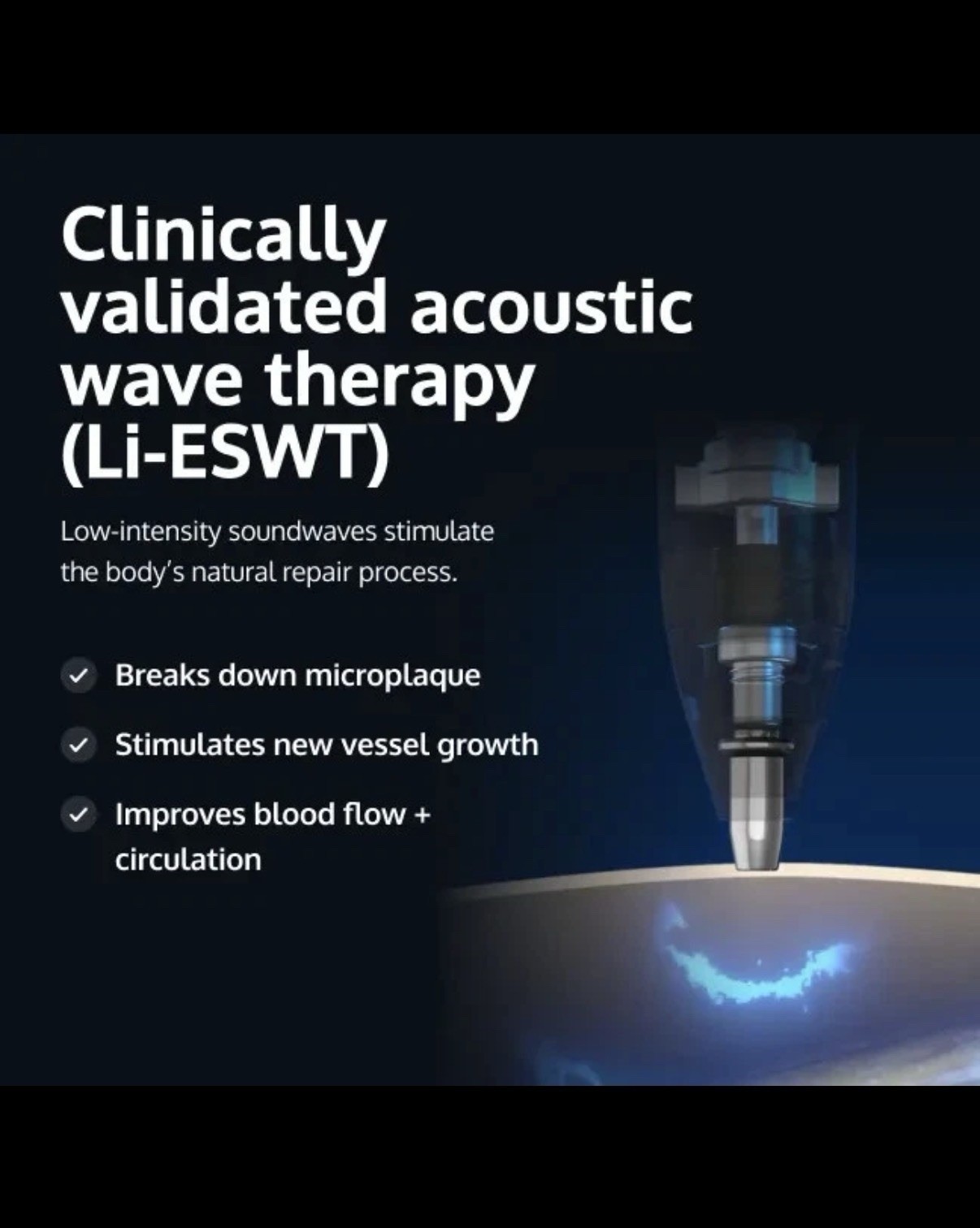 (Titanium Tip Only) Parts for the Phoenix Shockwave Therapy Device for ED