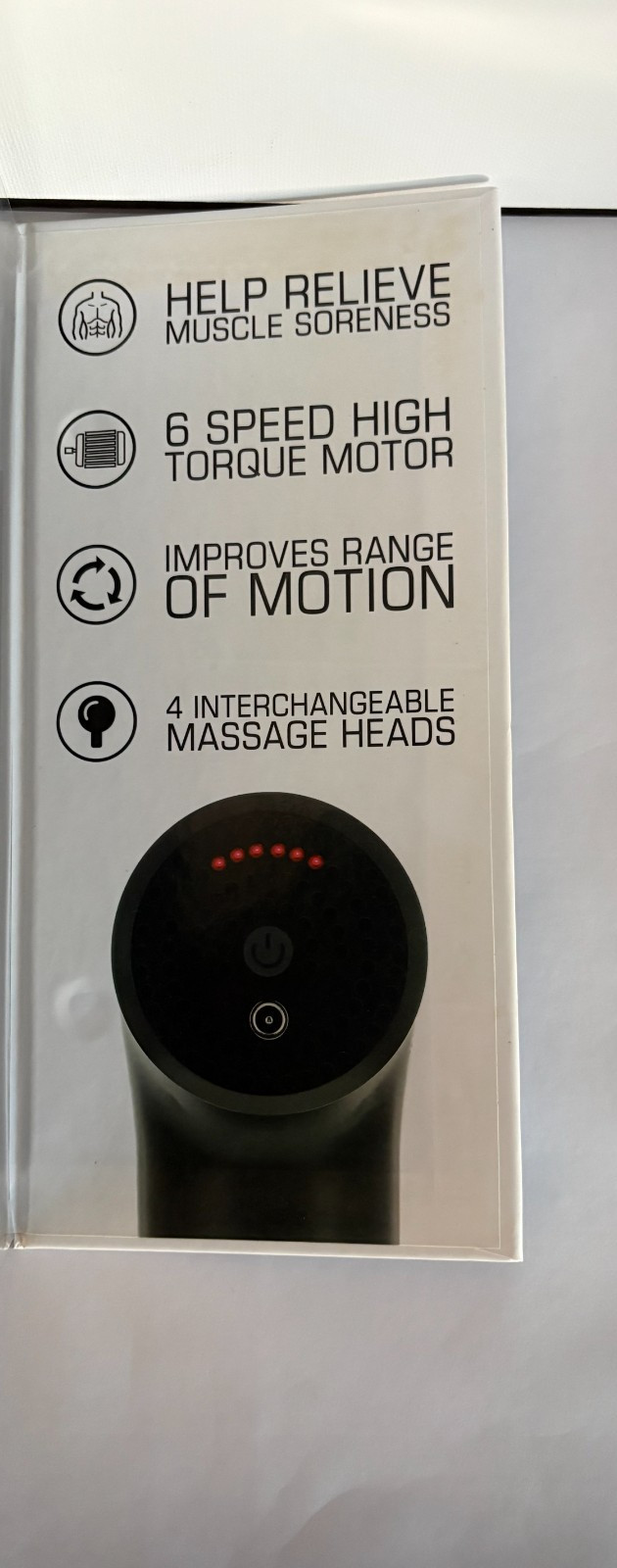 Aduro Sport Elite Recovery Massage Gun, Black