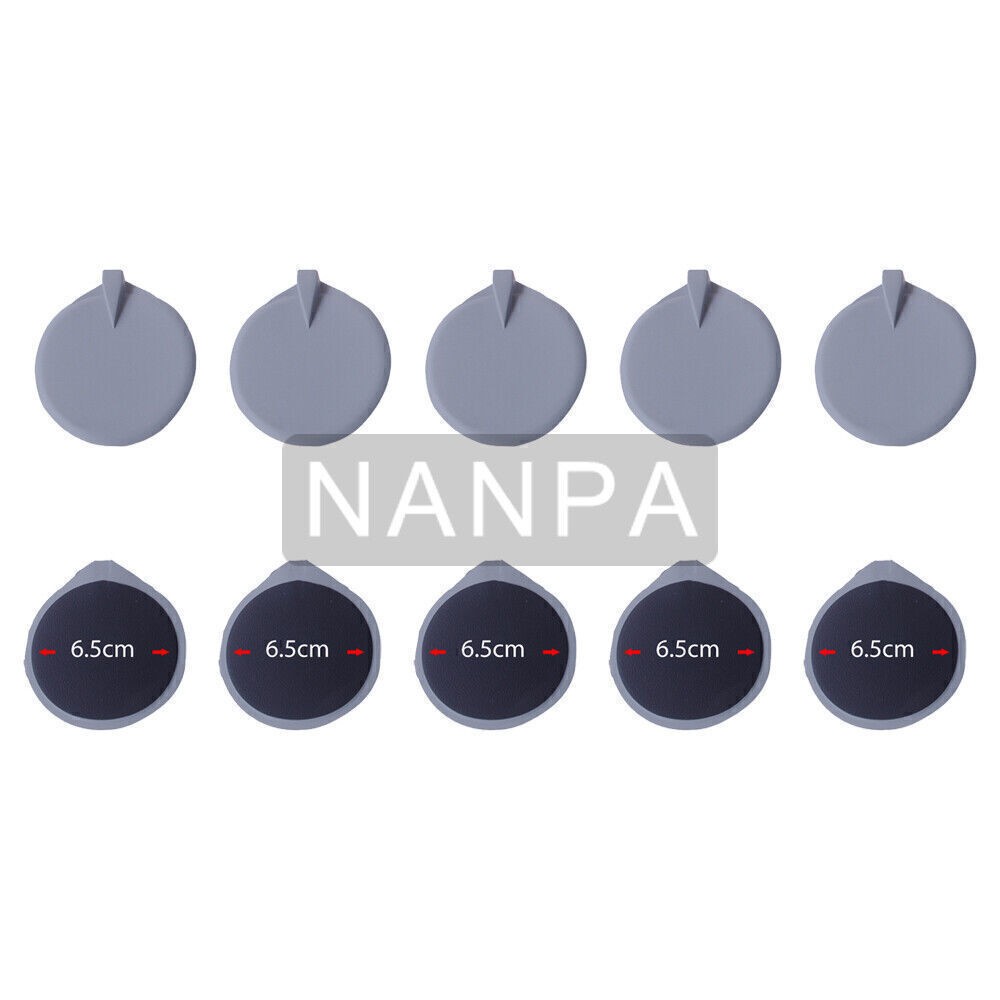 5 Pairs Reusable Rubber Replace Electrode Pads For Microcurrent Body Shape Unit