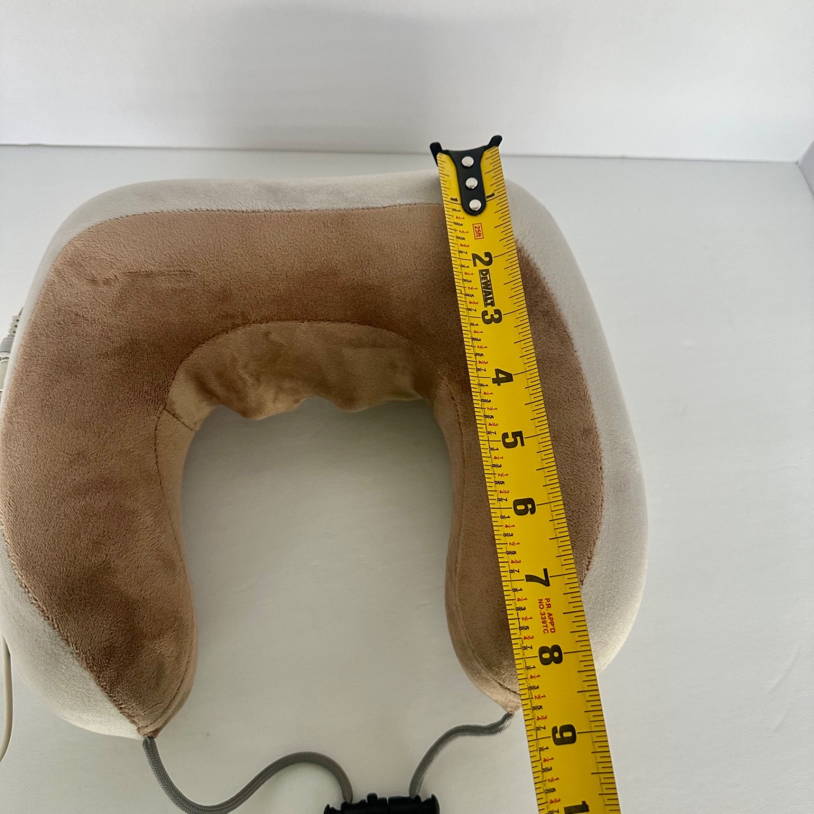 TRAKK Wireless Shiatsu Massage Kaki Neck Pillow Rechargeable Travel Massager