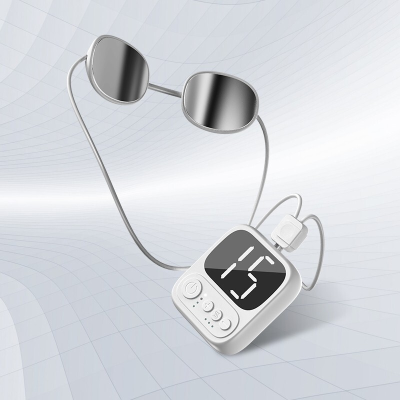 Hands Free EMS Neck Massager Heated 4 modes 15 levels Open Box, Very New