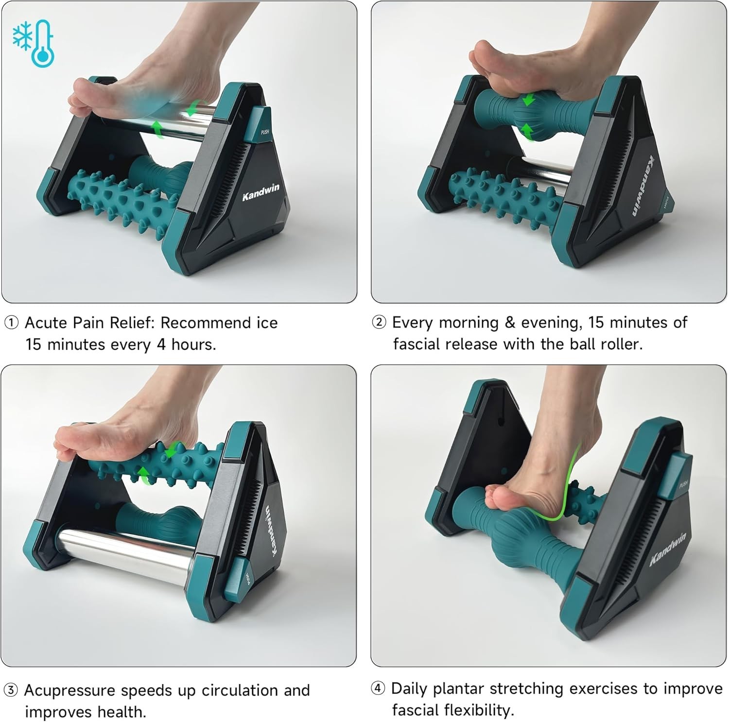 Icing Plantar Fasciitis Relief in Seconds, Foot Massager for Circulation and …