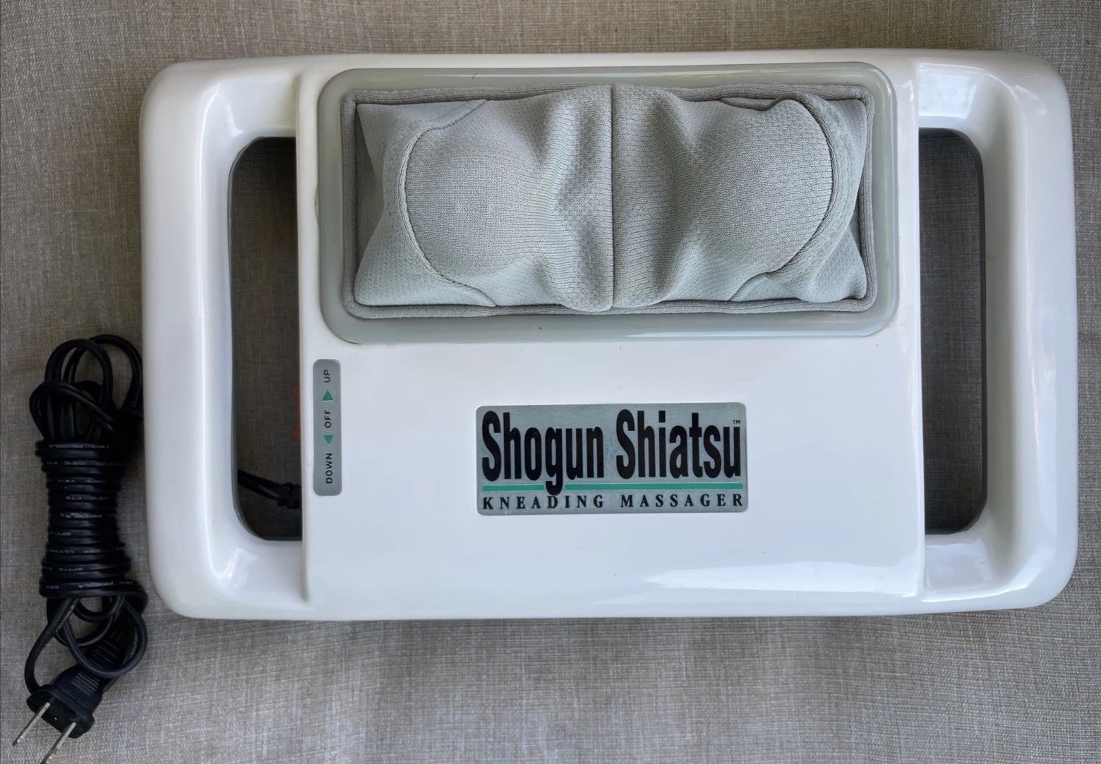 Shogun Shiatsu Kneading Massager Model SM-444 Portable Massager Homedics Tested