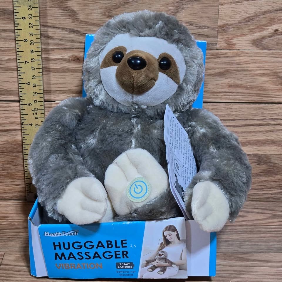 Plush Sloth Massager New In Pkg [T53]