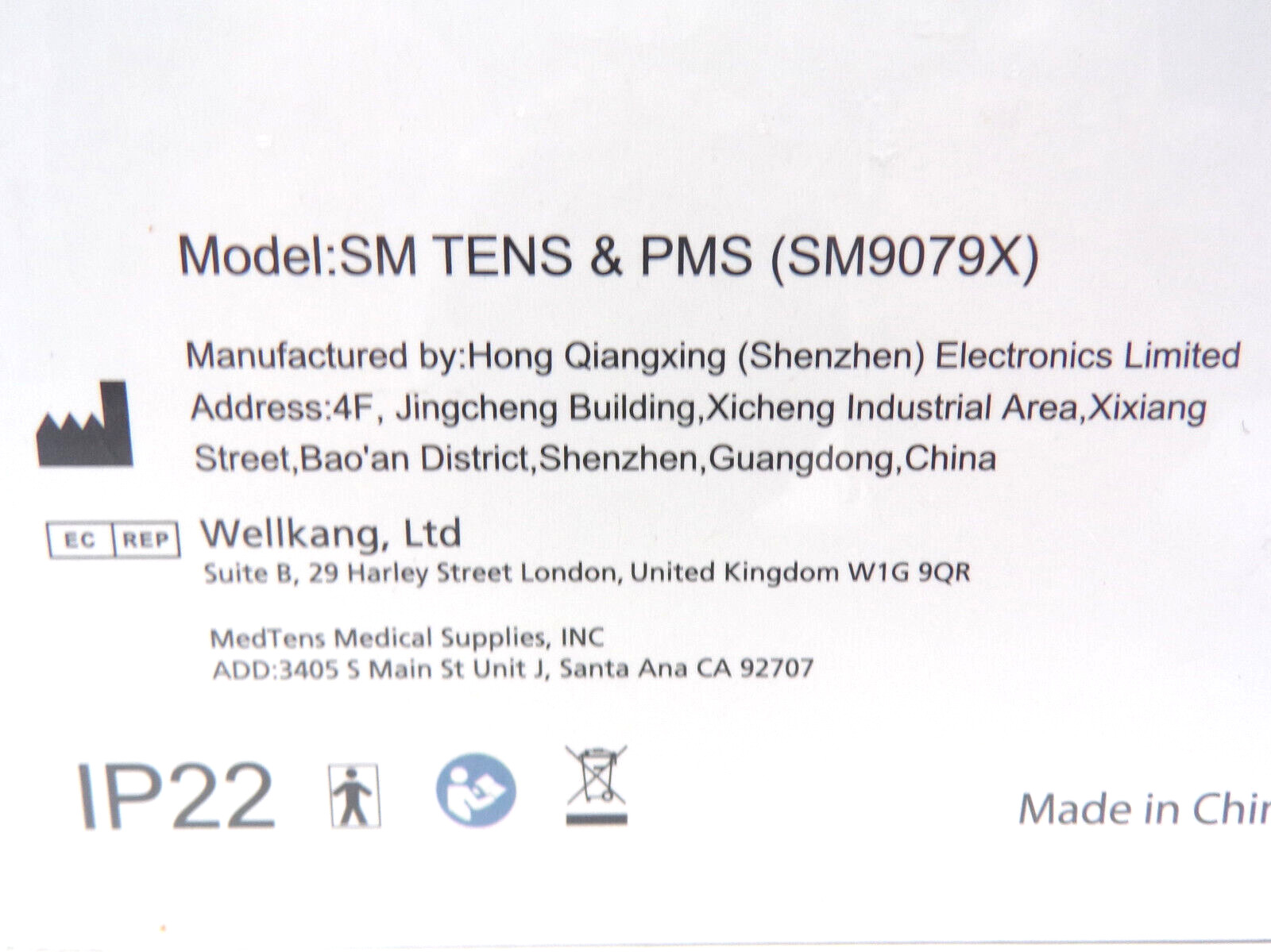 New Tens Unit Muscle Simulator MedTENS Touch Model SM TENS & PMS (SM9079X)