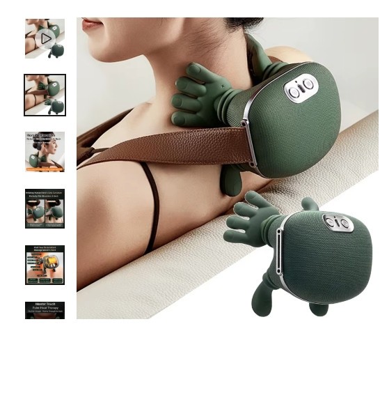 2026 Bionic Neck Shoulder Massager N7 Kneading Massager Shawl 3-Level Modes Neck