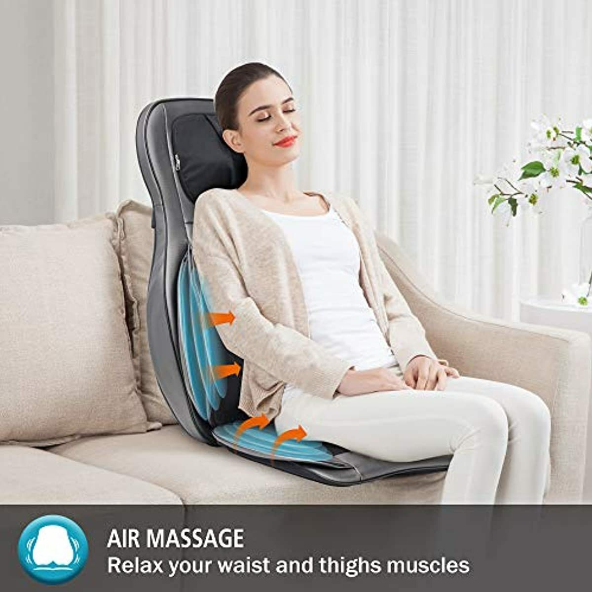 Comfier Shiatsu Neck & Back Massager – 2D/3D Kneading Full Back Massager with