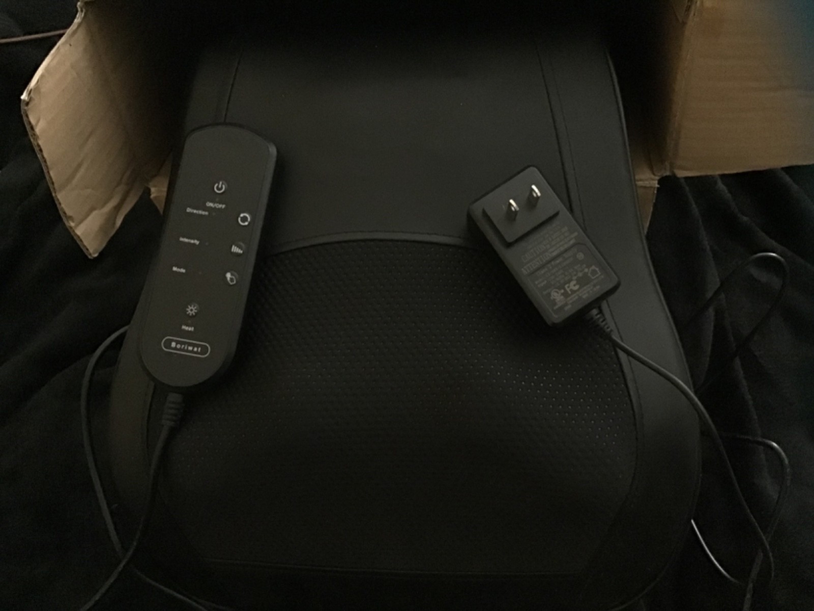 Boriwat R7 Shiatsu Massage Cushion With Heat-USED-GOOD-TESTED WORKS-Box included