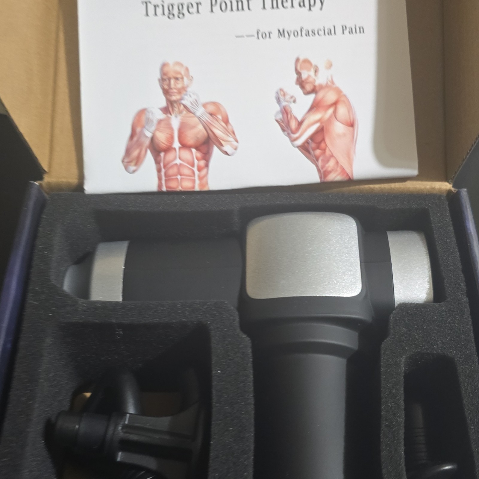 CAMEFER Massage Gun 6 Heads 30 Speeds Cordless Percussion 4-6Hr Battery