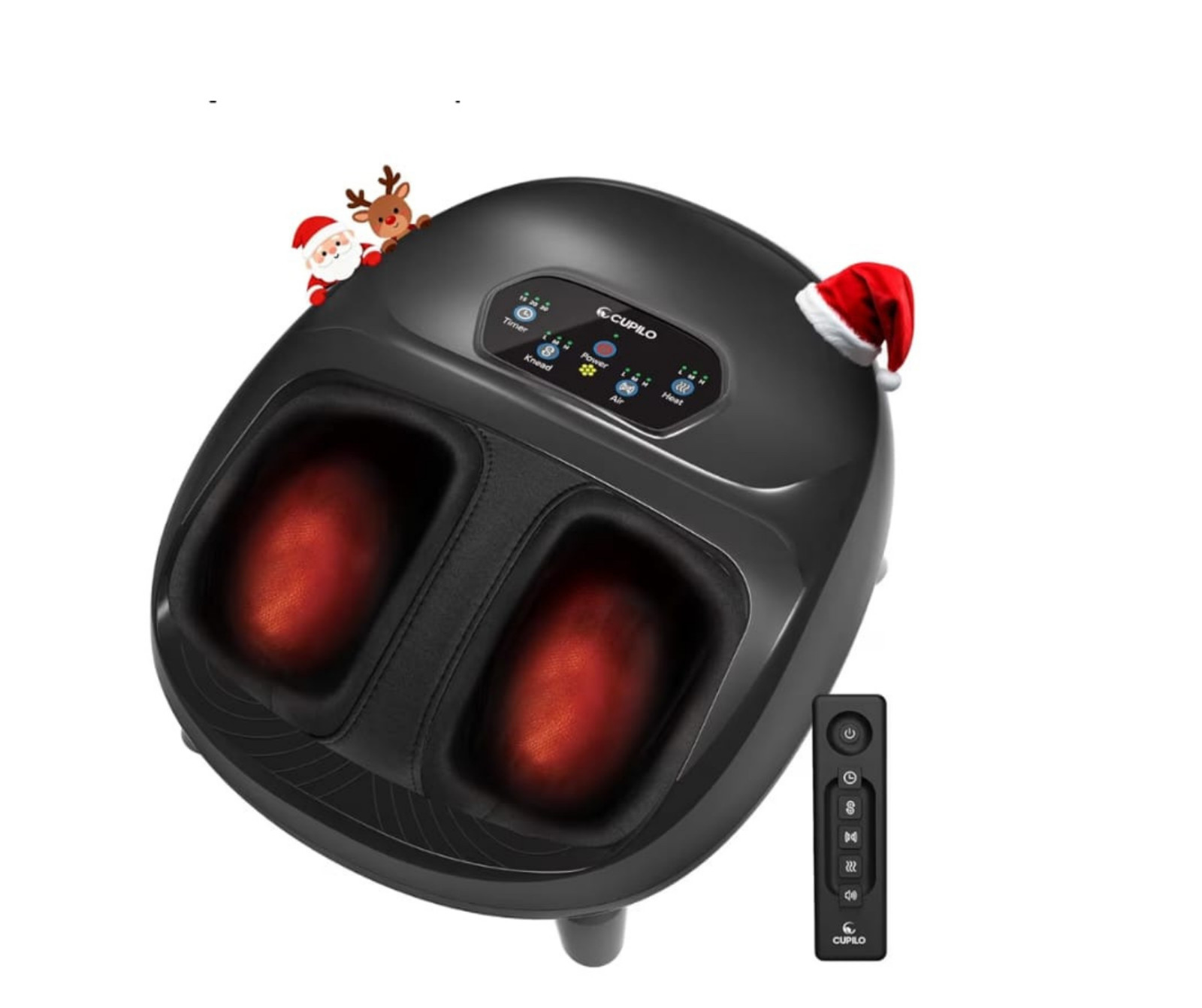 Masajeador shiatsu de pies, con control remoto varios niveles de ajuste