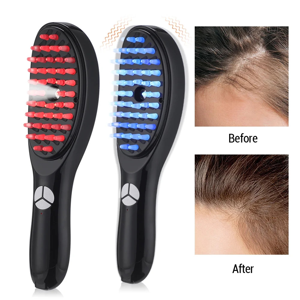 Electric Spray Massage Comb,Scalp Massager,Micro Current Head Meridian Massager