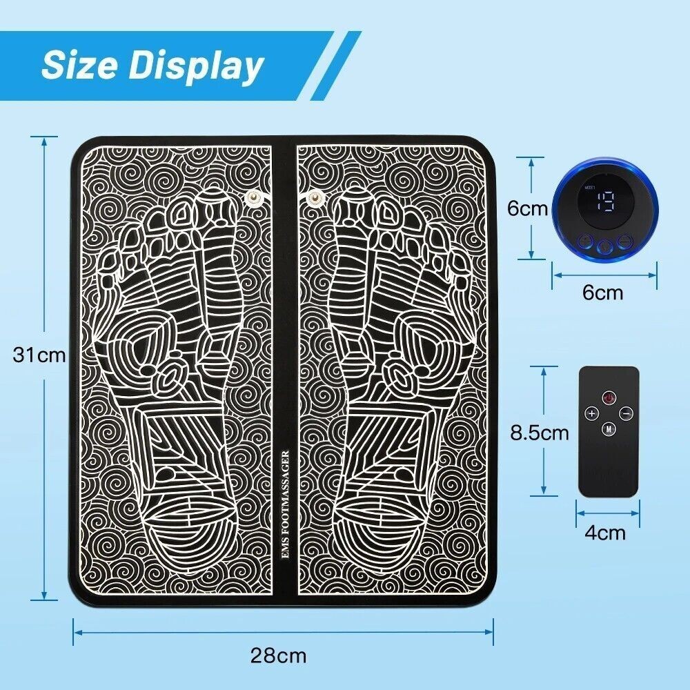 2026 EMS Foot Massager Neuropathy Feet for Circulation and Pain Relief US STOCK